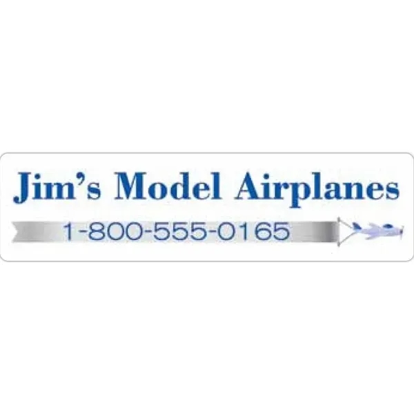 Rectangle-shaped printed label measuring 1 1/2" x 2 1/2" for attracting... from ASI 66040 Label Works / Label Works®