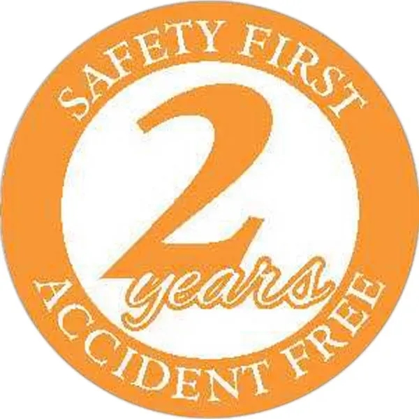 Circle shaped four-color process label available in multiple sizes and on... from ASI 66040 Label Works / Label Works®