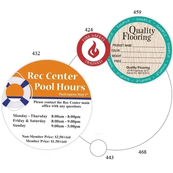 Four Color Process Circle shaped outdoor labels.... from ASI 66040 Label Works
