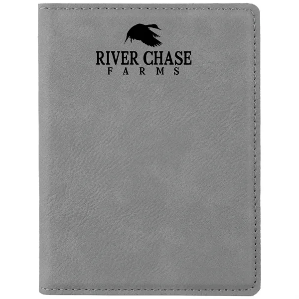 4 1/2" x 5 1/2" gray passport holder with three slots... from ASI 74601 Calico