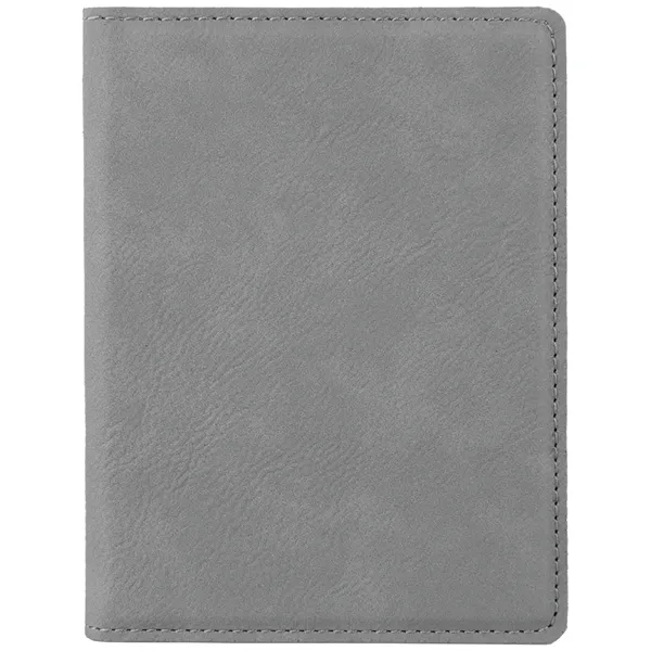 4 1/2" x 5 1/2" gray passport holder with three slots... from ASI 74601 Calico