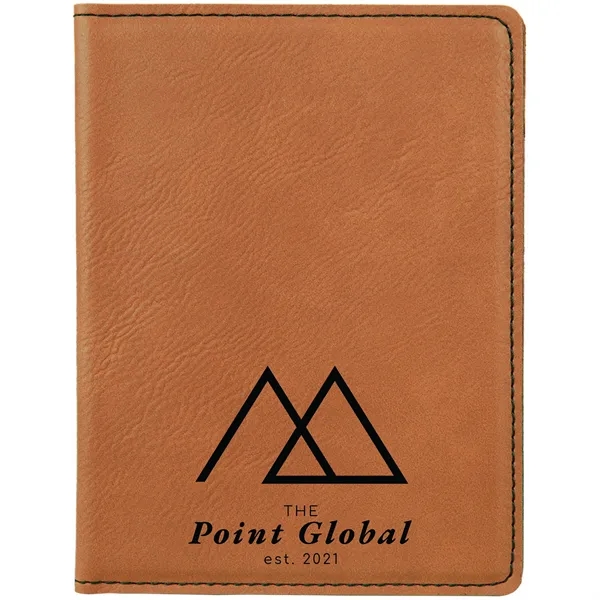 4 1/2" x 5 1/2" rawhide passport holder with three slots... from ASI 74601 Calico