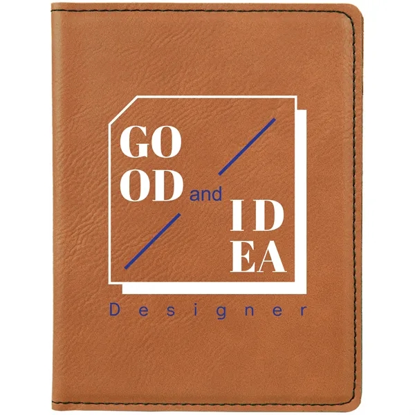 4 1/2" x 5 1/2" rawhide passport holder with three slots... from ASI 74601 Calico