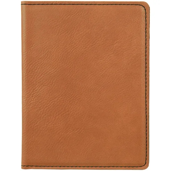 4 1/2" x 5 1/2" rawhide passport holder with three slots... from ASI 74601 Calico