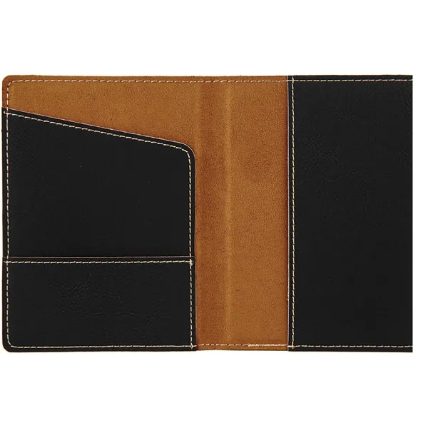 4 1/2" x 5 1/2" black passport holder with three slots... from ASI 74601 Calico