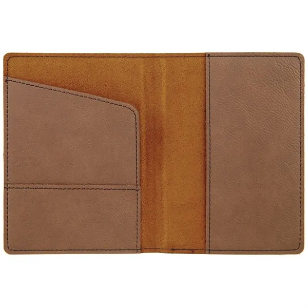 4 1/2" x 5 1/2" dark brown passport holder with three... from ASI 74601 Calico