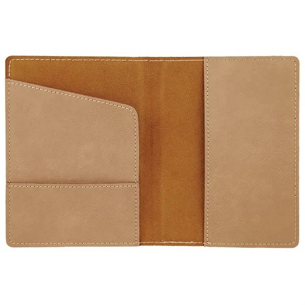 4 1/2" x 5 1/2" light brown passport holder with three... from ASI 74601 Calico