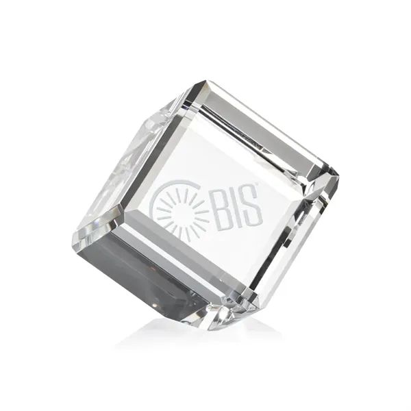 Optical crystal tilted cube award.... from ASI 84592 St Regis Group / St Regis