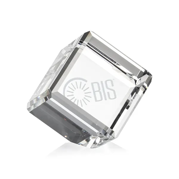 Optical crystal tilted cube award.... from ASI 84592 St Regis Group / St Regis