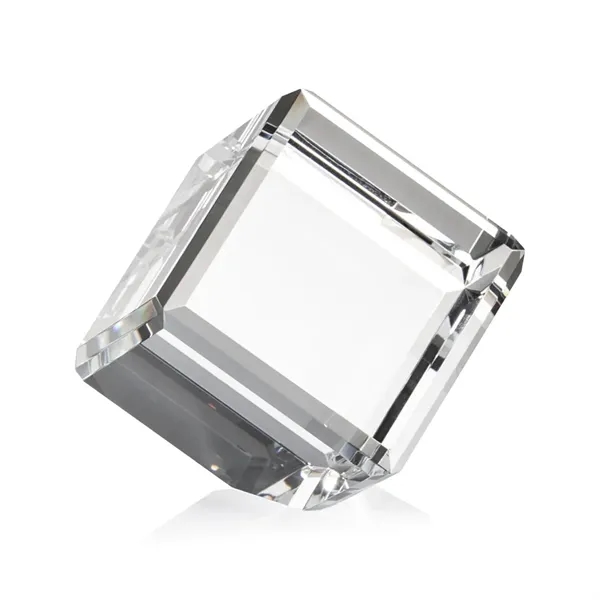 Optical crystal tilted cube award.... from ASI 84592 St Regis Group / St Regis