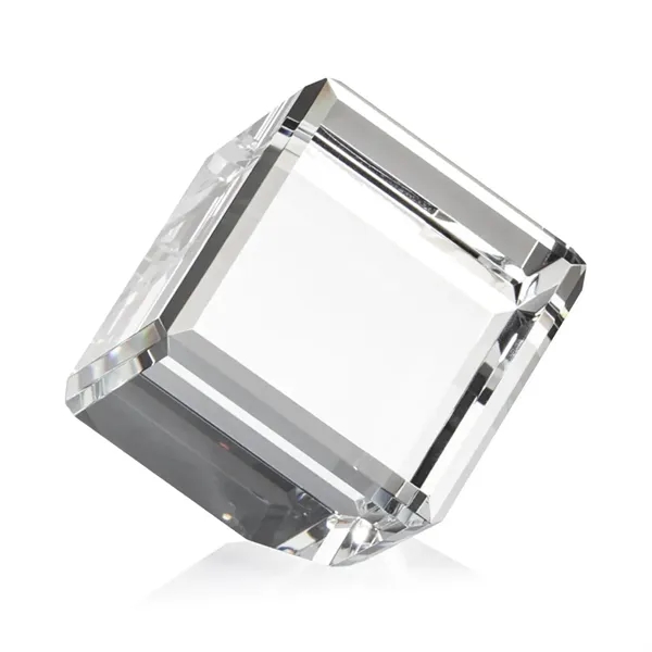 Optical crystal tilted cube award.... from ASI 84592 St Regis Group / St Regis