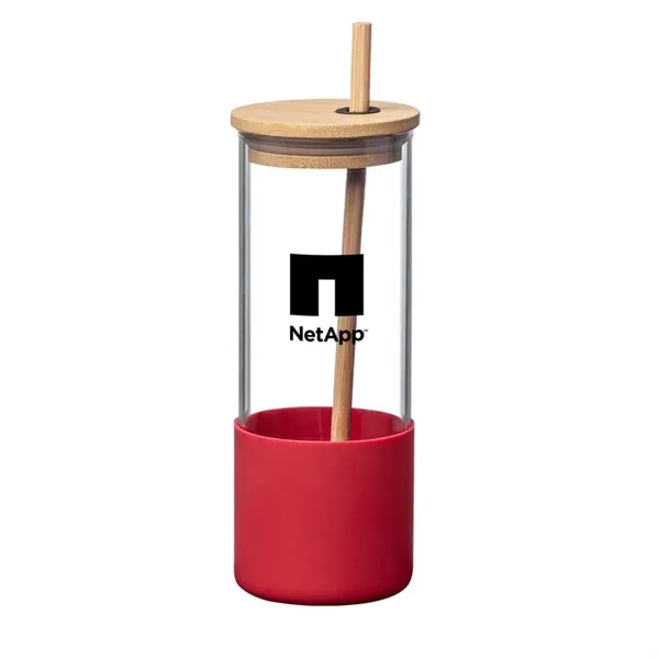 Shanti Borosilicate Tumbler features Borosilicate thermal resistant glass combined with colorful... from ASI 84592 St Regis Group