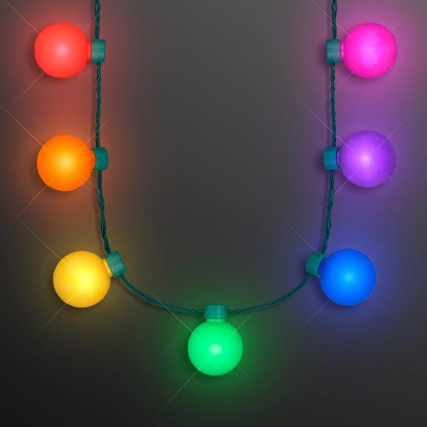 Light Globes Rainbow Party Necklace; Blank and Imprint Pricing... from ASI 34194 ALightPromos
