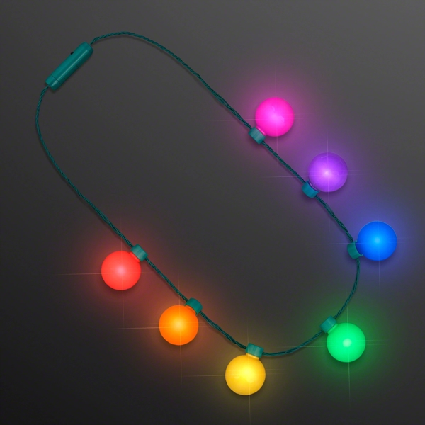 Light Globes Rainbow Party Necklace; Blank and Imprint Pricing... from ASI 34194 ALightPromos