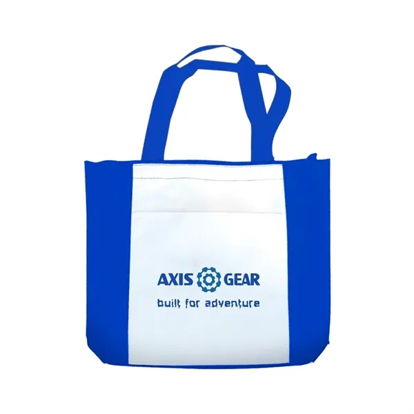Polyester zipper tote bag with large zipper main compartment.... from ASI 31517 Admart Products / Admart Line