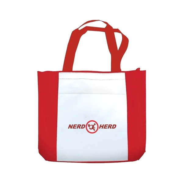 Polyester zipper tote bag with large zipper main compartment.... from ASI 31517 Admart Products / Admart Line