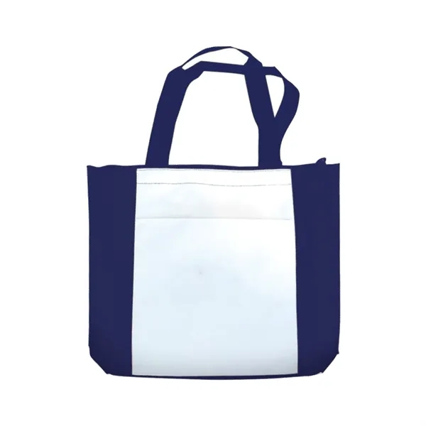Polyester zipper tote bag with large zipper main compartment.... from ASI 31517 Admart Products / Admart Line