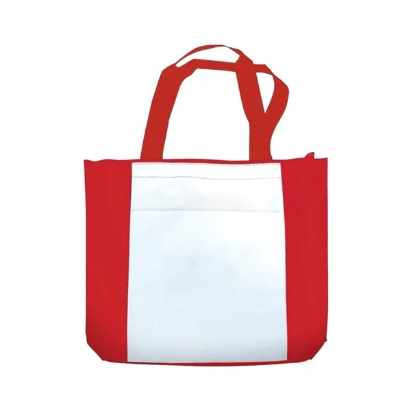 Polyester zipper tote bag with large zipper main compartment.... from ASI 31517 Admart Products / Admart Line