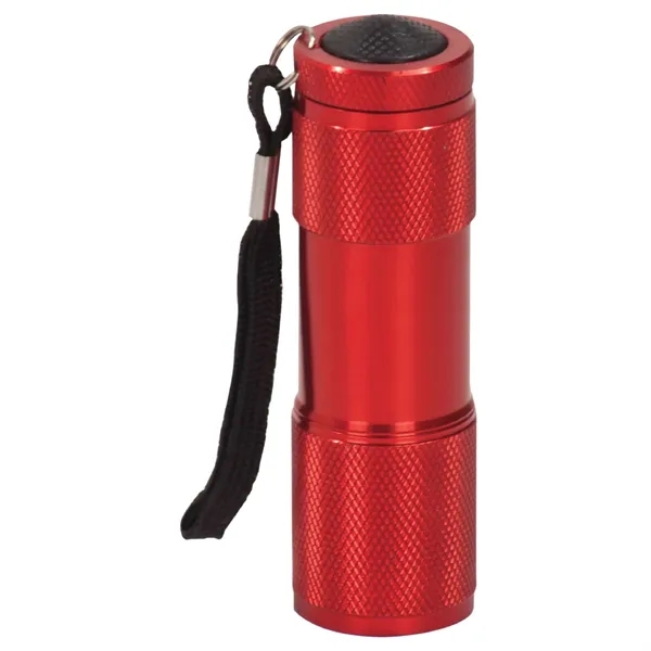 2 3/4" x 3/4" aluminum 9-LED flashlight with wrist strap.... from ASI 74601 Calico