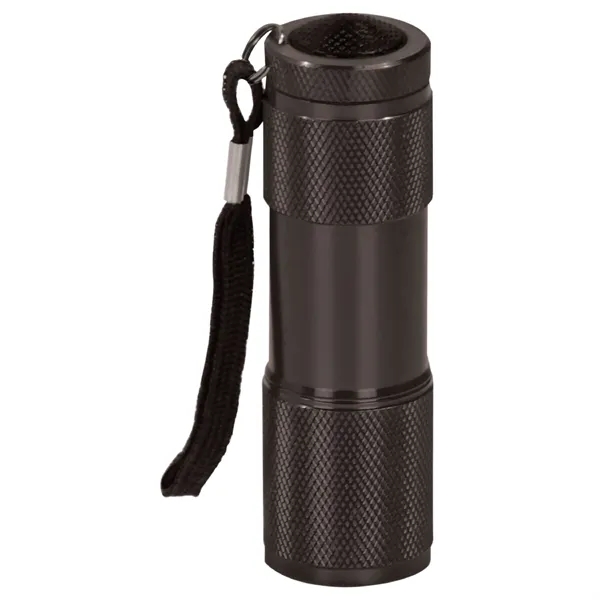 2 3/4" x 3/4" aluminum 9-LED flashlight with wrist strap.... from ASI 74601 Calico