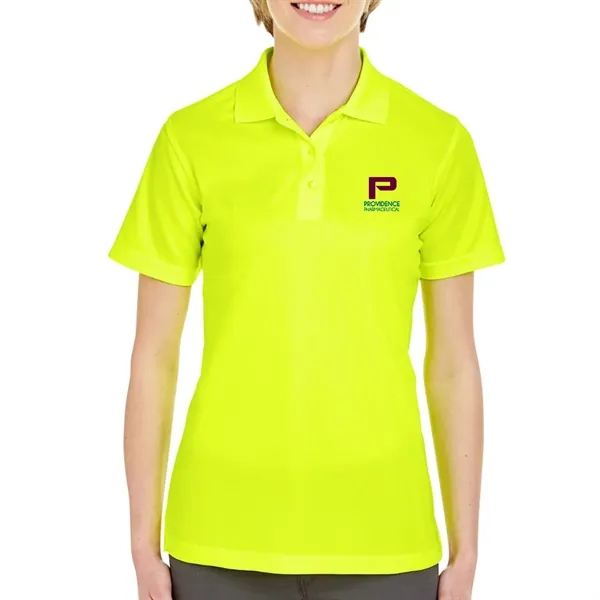 UltraClub® 4.4 oz. women's polo shirt made from 100% polyester, featuring... from ASI 39552 BEL Promo