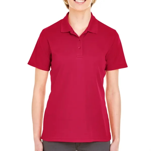 UltraClub® 4.4 oz. women's polo shirt made from 100% polyester, featuring... from ASI 39552 BEL Promo