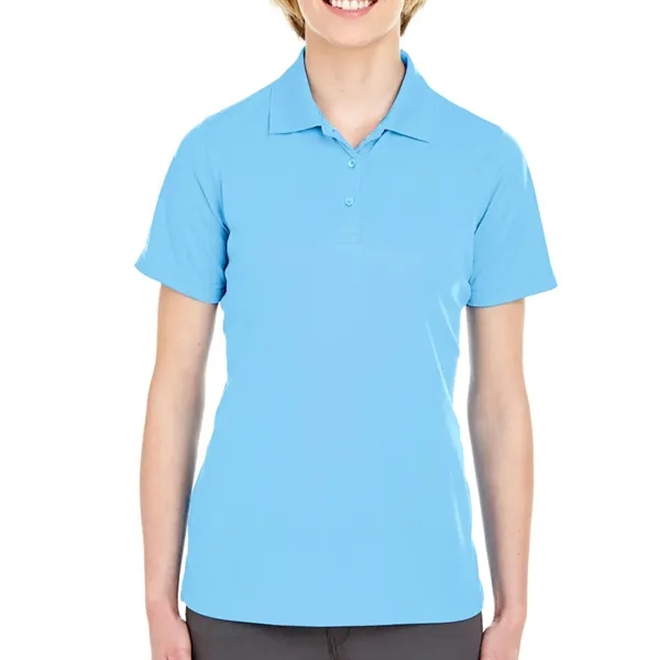 UltraClub® 4.4 oz. women's polo shirt made from 100% polyester, featuring... from ASI 39552 BEL Promo