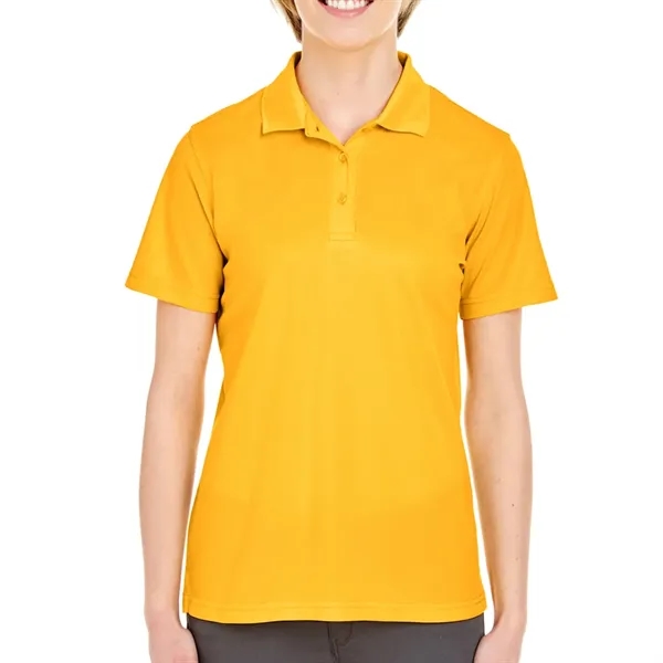 UltraClub® 4.4 oz. women's polo shirt made from 100% polyester, featuring... from ASI 39552 BEL Promo