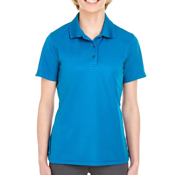 UltraClub® 4.4 oz. women's polo shirt made from 100% polyester, featuring... from ASI 39552 BEL Promo