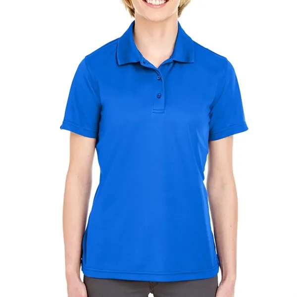 UltraClub® 4.4 oz. women's polo shirt made from 100% polyester, featuring... from ASI 39552 BEL Promo