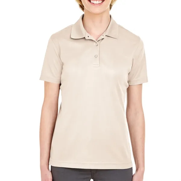 UltraClub® 4.4 oz. women's polo shirt made from 100% polyester, featuring... from ASI 39552 BEL Promo
