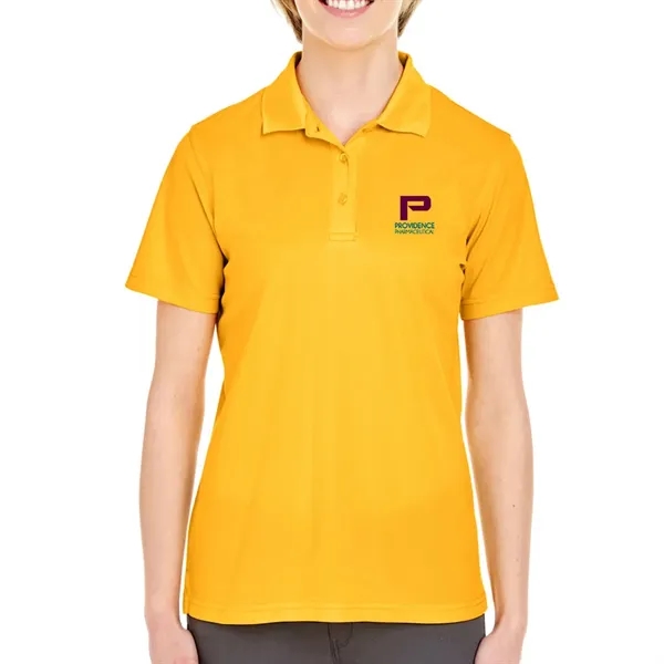 UltraClub® 4.4 oz. women's polo shirt made from 100% polyester, featuring... from ASI 39552 BEL Promo