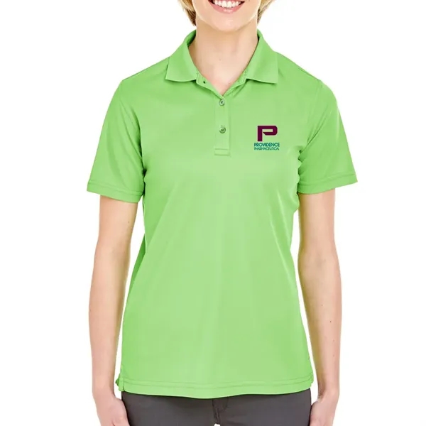 UltraClub® 4.4 oz. women's polo shirt made from 100% polyester, featuring... from ASI 39552 BEL Promo