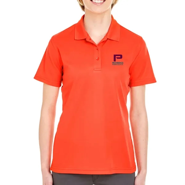 UltraClub® 4.4 oz. women's polo shirt made from 100% polyester, featuring... from ASI 39552 BEL Promo