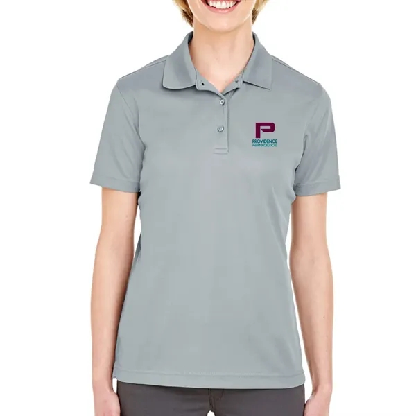 UltraClub® 4.4 oz. women's polo shirt made from 100% polyester, featuring... from ASI 39552 BEL Promo