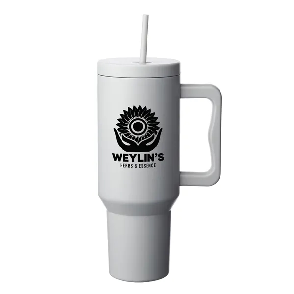 40 oz. Travel Mug with Lid and Straw... from ASI 62088 IDProductsource