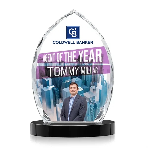 The opulent Wilton Optical Crystal VividPrint™ Award is a marvelous recognition... from ASI 84592 St Regis Group / St Regis