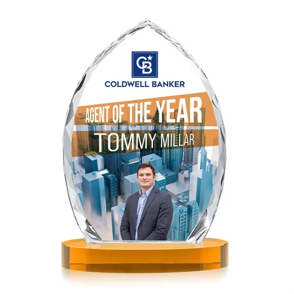 The opulent Wilton Optical Crystal VividPrint™ Award is a marvelous recognition... from ASI 84592 St Regis Group / St Regis