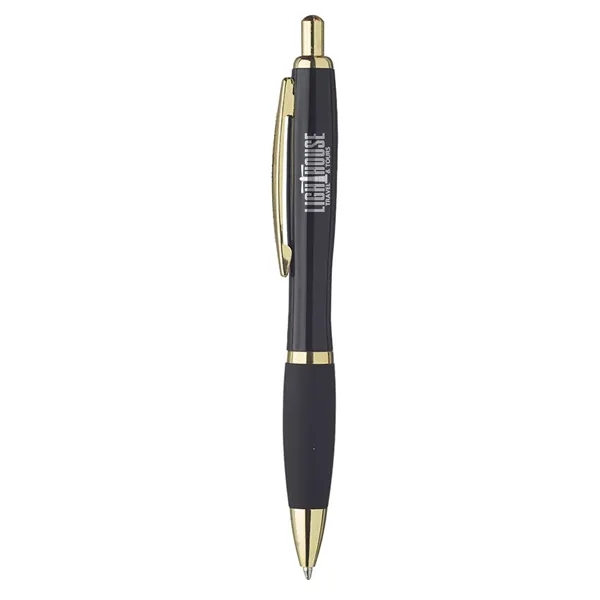 Metal click ballpoint pen with grip.... from ASI 39552 BEL Promo