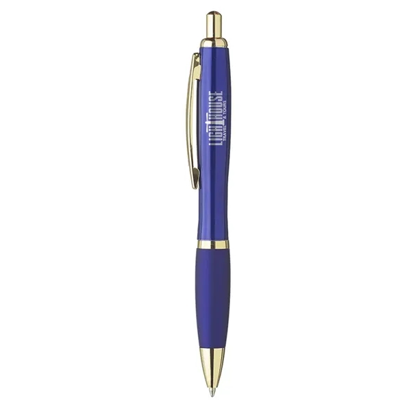 Metal click ballpoint pen with grip.... from ASI 39552 BEL Promo
