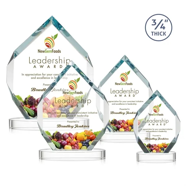 The Royal Diamond is a symmetrical six-sided Starfire award with constant-width... from ASI 84592 St Regis Group / St Regis