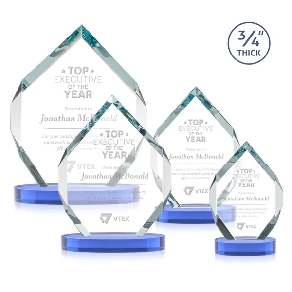 The Royal Diamond is a symmetrical six-sided Starfire award with constant-width... from ASI 84592 St Regis Group / St Regis