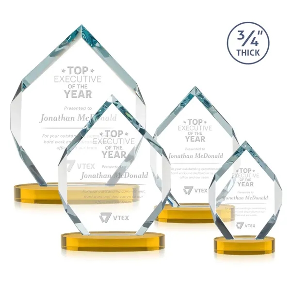 The Royal Diamond is a symmetrical six-sided Starfire award with constant-width... from ASI 84592 St Regis Group / St Regis