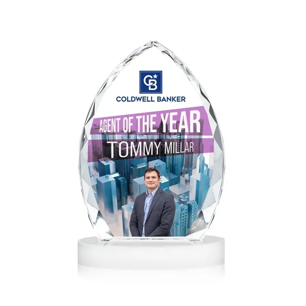 The opulent Wilton Optical Crystal VividPrint™ Award is a marvelous recognition... from ASI 84592 St Regis Group / St Regis