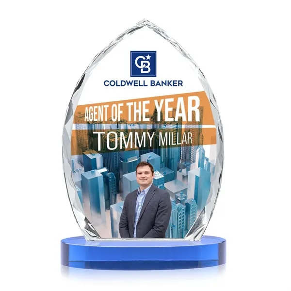 The opulent Wilton Optical Crystal VividPrint™ Award is a marvelous recognition... from ASI 84592 St Regis Group / St Regis