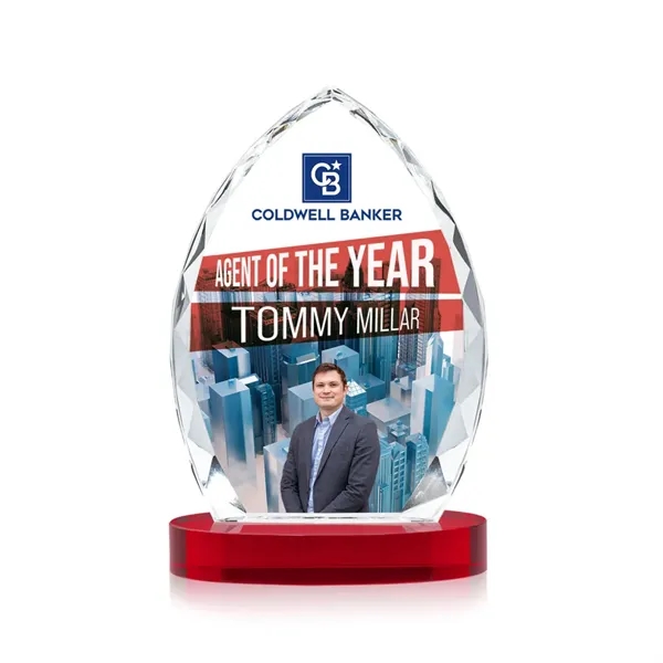 The opulent Wilton Optical Crystal VividPrint™ Award is a marvelous recognition... from ASI 84592 St Regis Group / St Regis