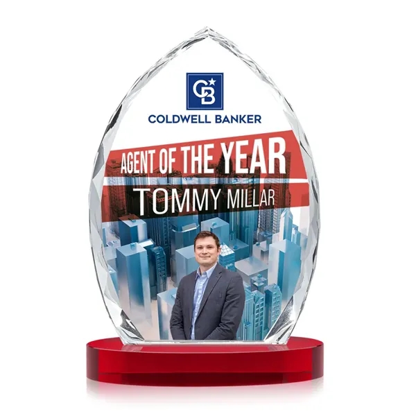 The opulent Wilton Optical Crystal VividPrint™ Award is a marvelous recognition... from ASI 84592 St Regis Group / St Regis