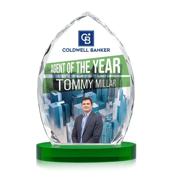 The opulent Wilton Optical Crystal VividPrint™ Award is a marvelous recognition... from ASI 84592 St Regis Group / St Regis