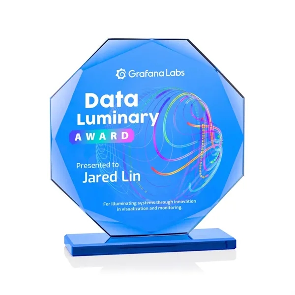 The Cavendale VividPrint™ Award is a stunning starfire crystal recognition piece... from ASI 84592 St Regis Group / St Regis