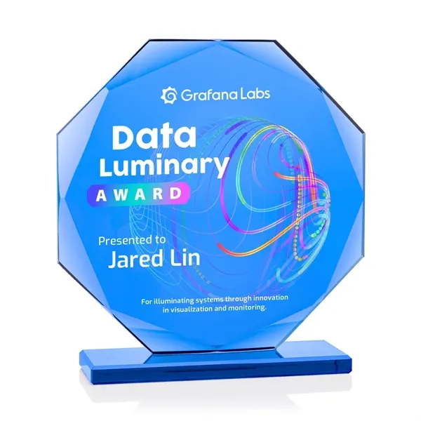 The Cavendale VividPrint™ Award is a stunning starfire crystal recognition piece... from ASI 84592 St Regis Group / St Regis